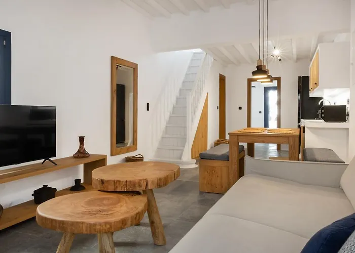 Intown Mykonos- Two Bedrooms Duplex House Διαμέρισμα *